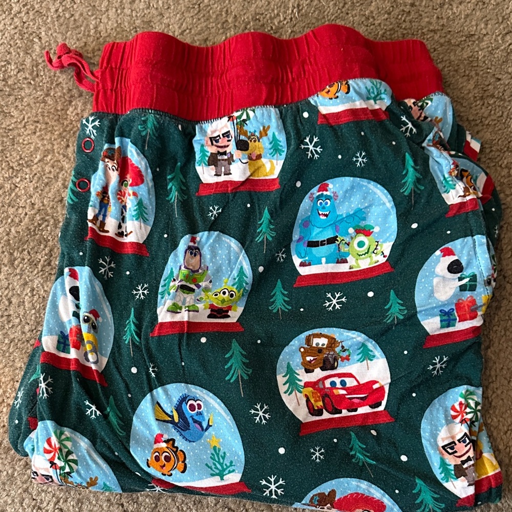 Little Sleepies Red and Green Pajama Pants